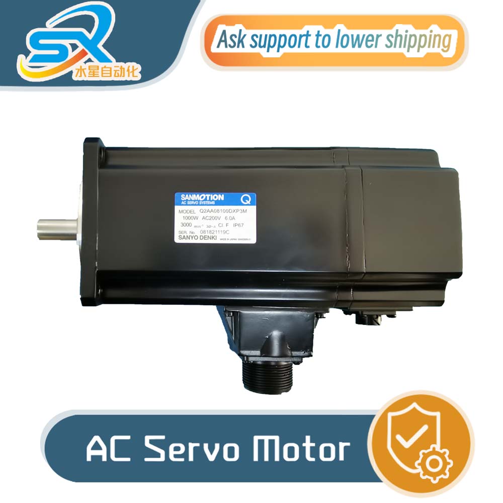 Servo Motor - Serwomotor Sanyo AC Q2AA08100DXP3M 1000W 200V,