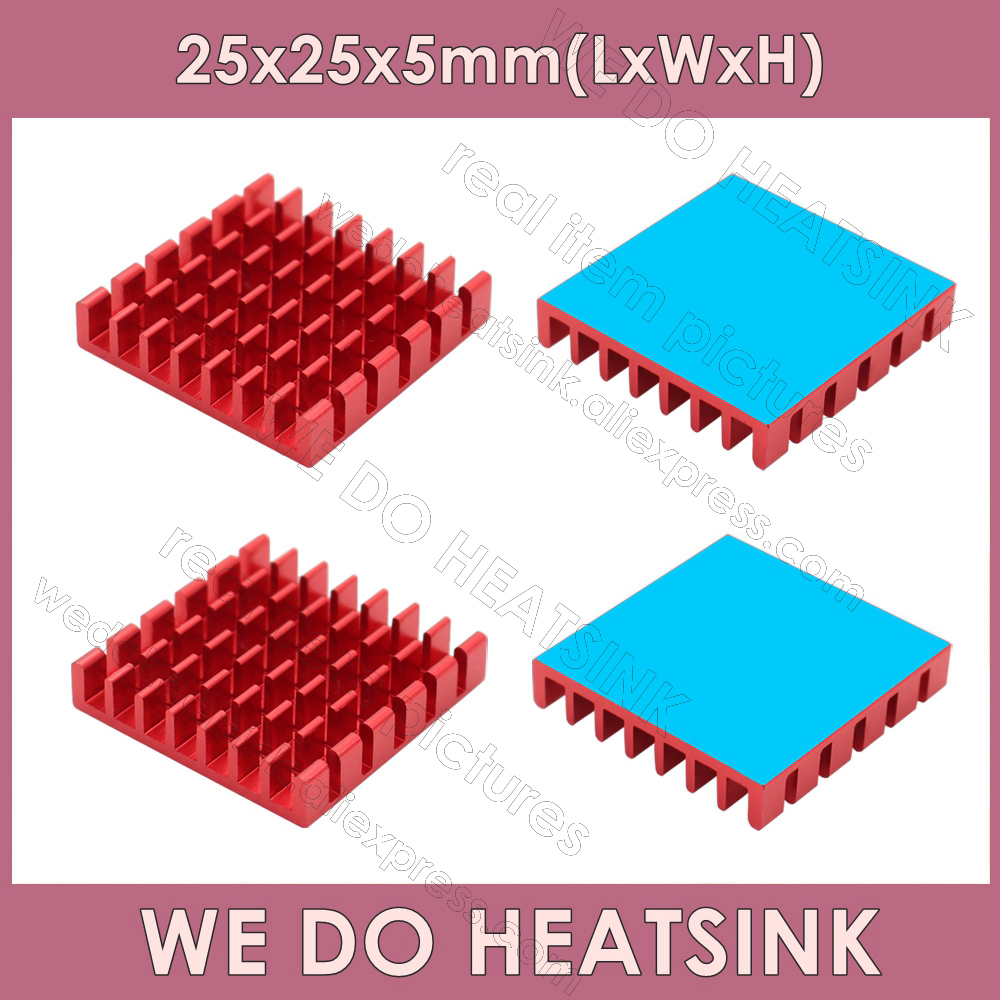 Aluminium Extrusion - Wykonujemy Radiator 25x25x5mm bez lub z
