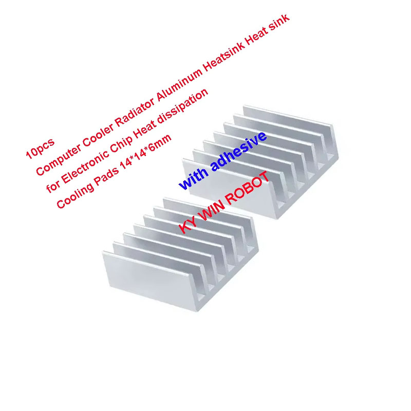 10 szt. Mini aluminiowy radiat – Aluminium Extrusion recenzja i cena