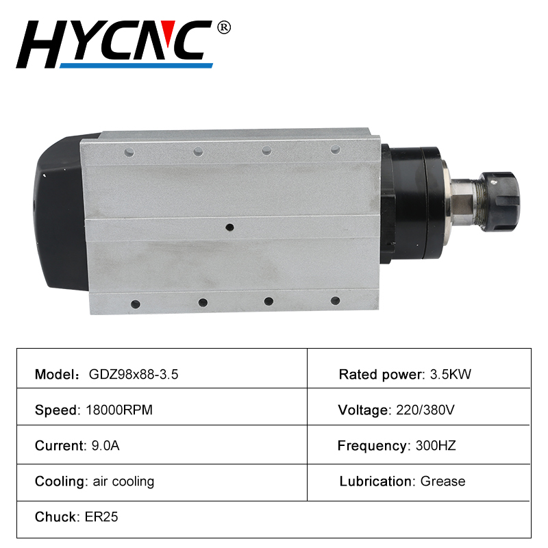 Wrzeciono Huajiang 3.5kW chłod – Spindle Motor recenzja i cena
