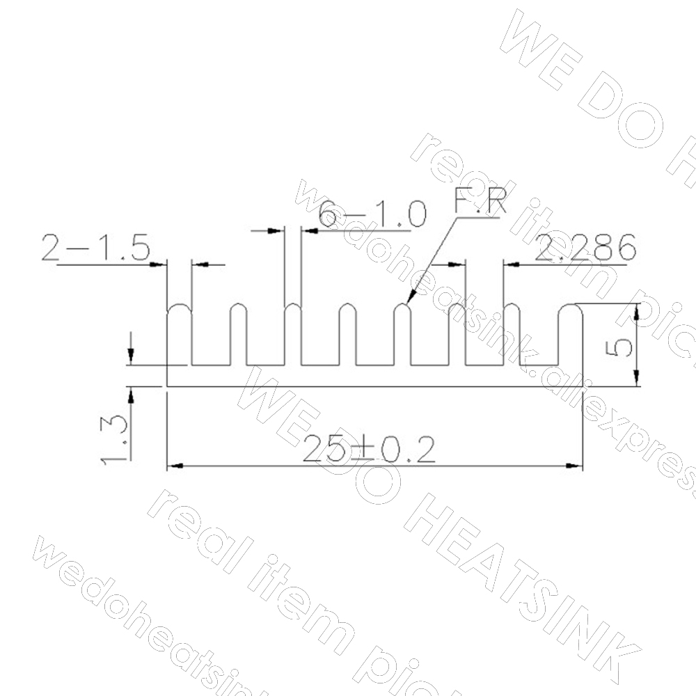 Czarny radiator 25x25x5mm z ws – Aluminium Extrusion recenzja i cena
