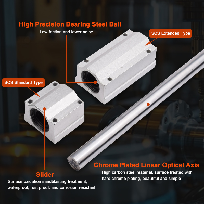 1szt SC8LUU SCS8LUU 8mm Długi  – Linear Rod 8Mm recenzja i cena