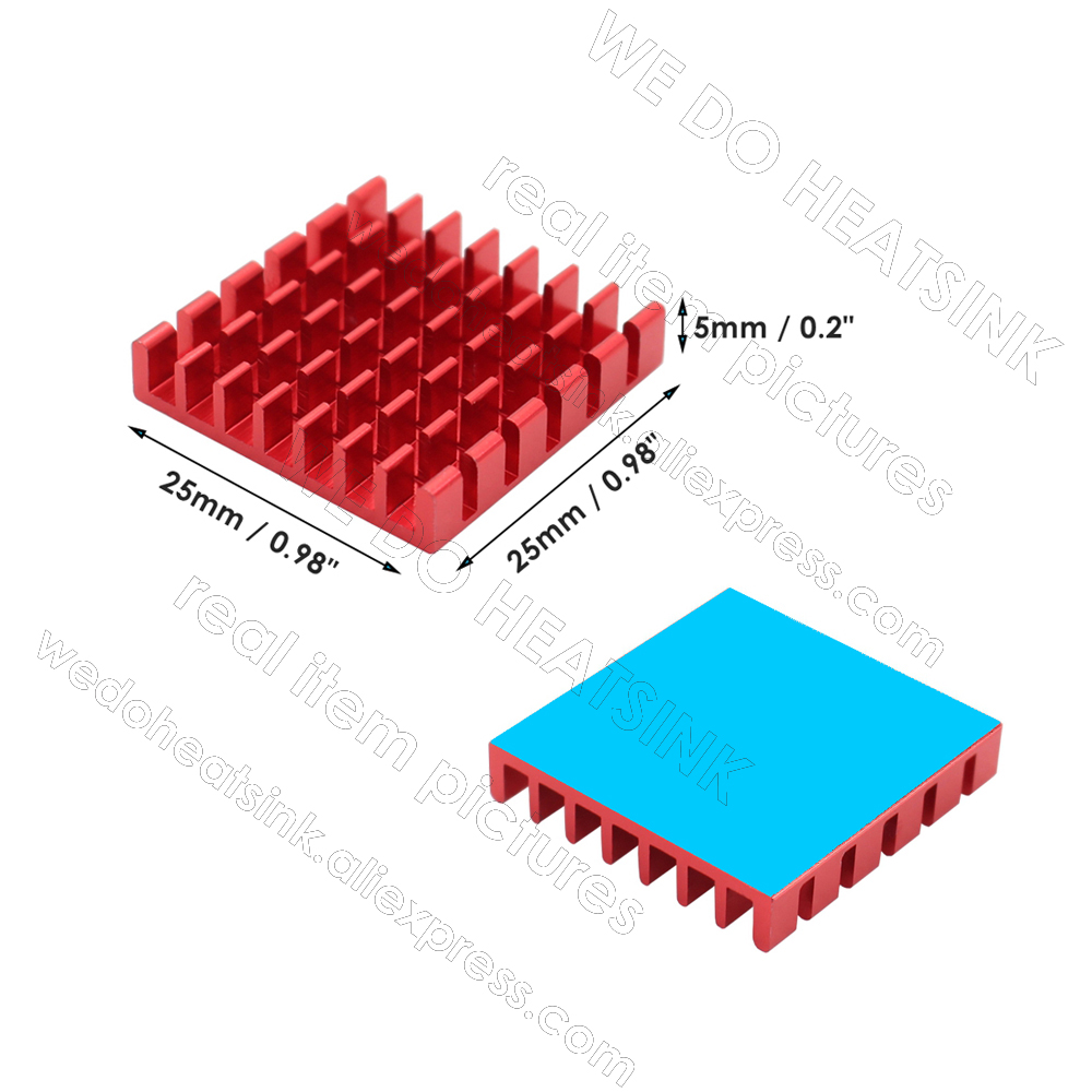 Wykonujemy Radiator 25x25x5mm  – Aluminium Extrusion recenzja i cena