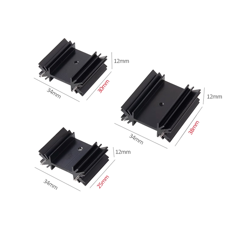 5 szt. Radiatorów TO-220 Triod – Aluminium Extrusion recenzja i cena